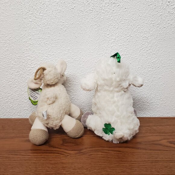 Plush Sheep Lot of 2 Daisy the Irish Sheep (New) & Ireland Brand Stuffed Animals - Picture 3 of 6